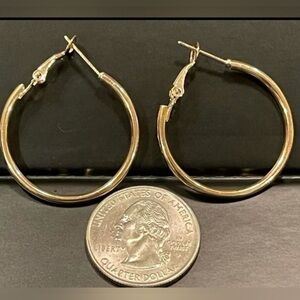 18K Gold Plated Hoop Earrings